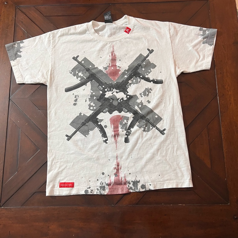 White Graphic Tee